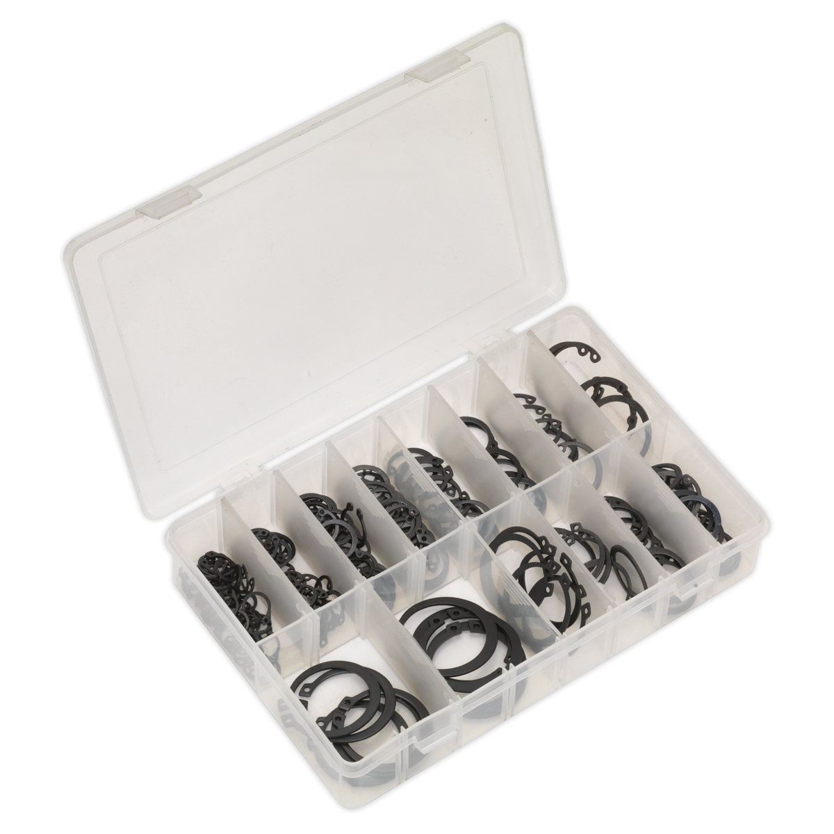 Circlip Assortment 200pc Internal & External Metric AB017CC