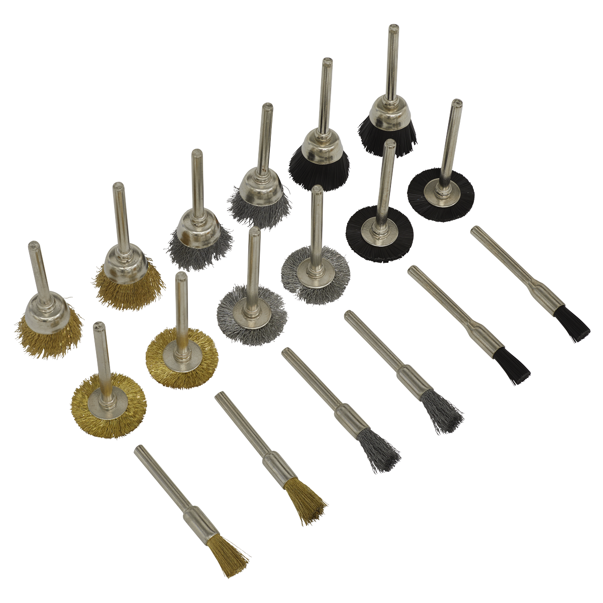 Rotary Tool Brush Set 18pc RTA18WB