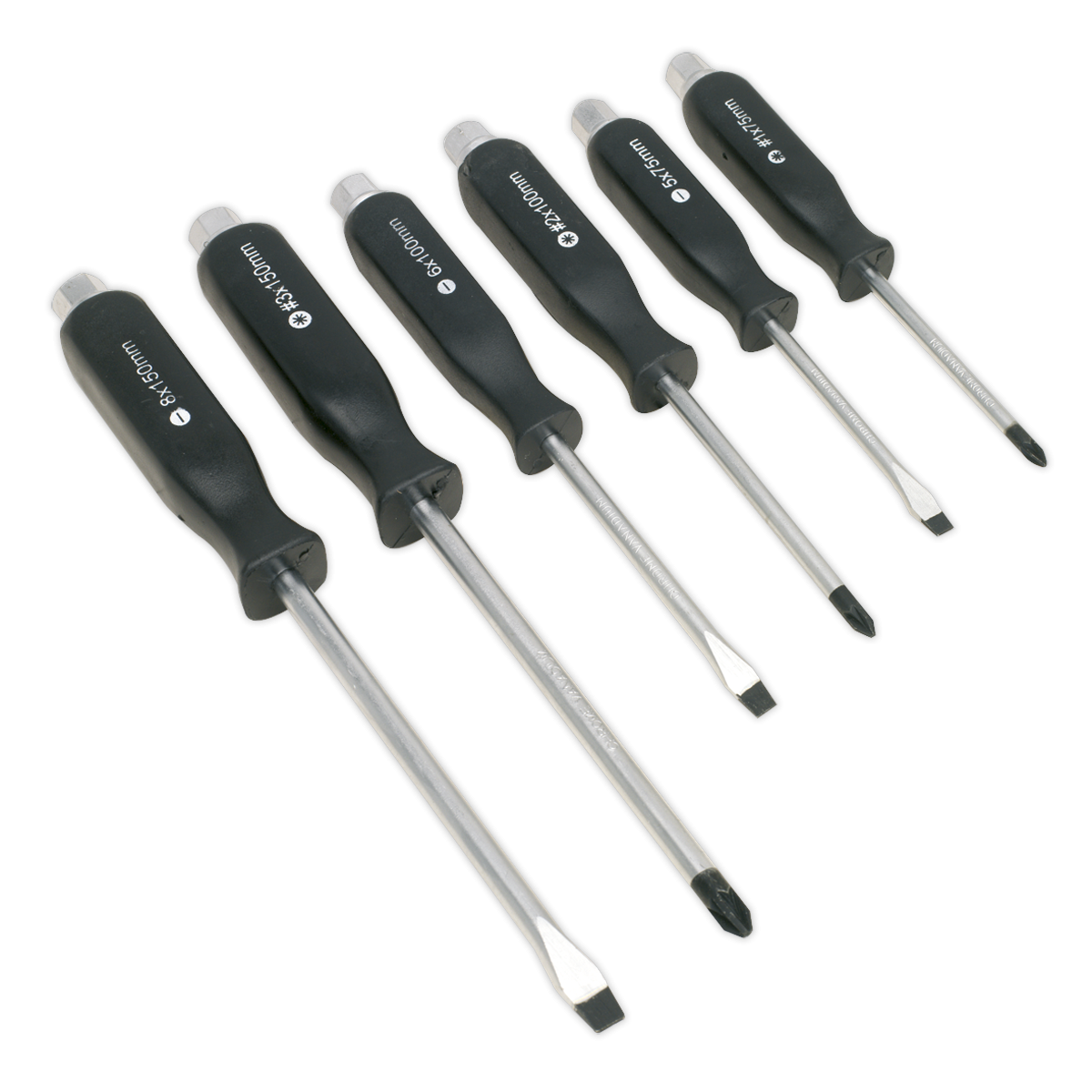 Screwdriver Set 6pc Hammer-Thru S0535