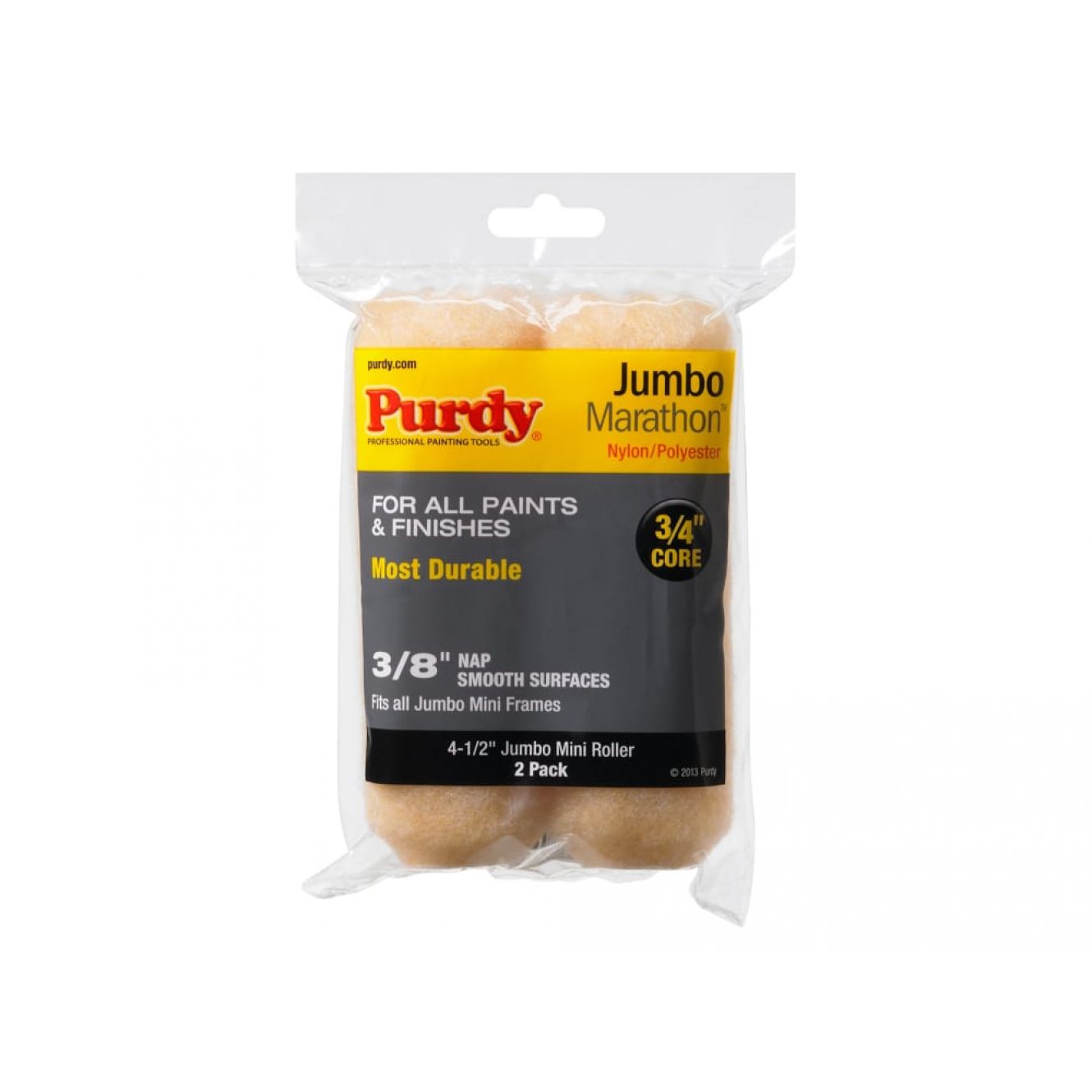 Marathon™ Jumbo Mini Roller Sleeve 114 x 19mm (4.1/2 x 3/4in) (Pack 2) PUR14G624062