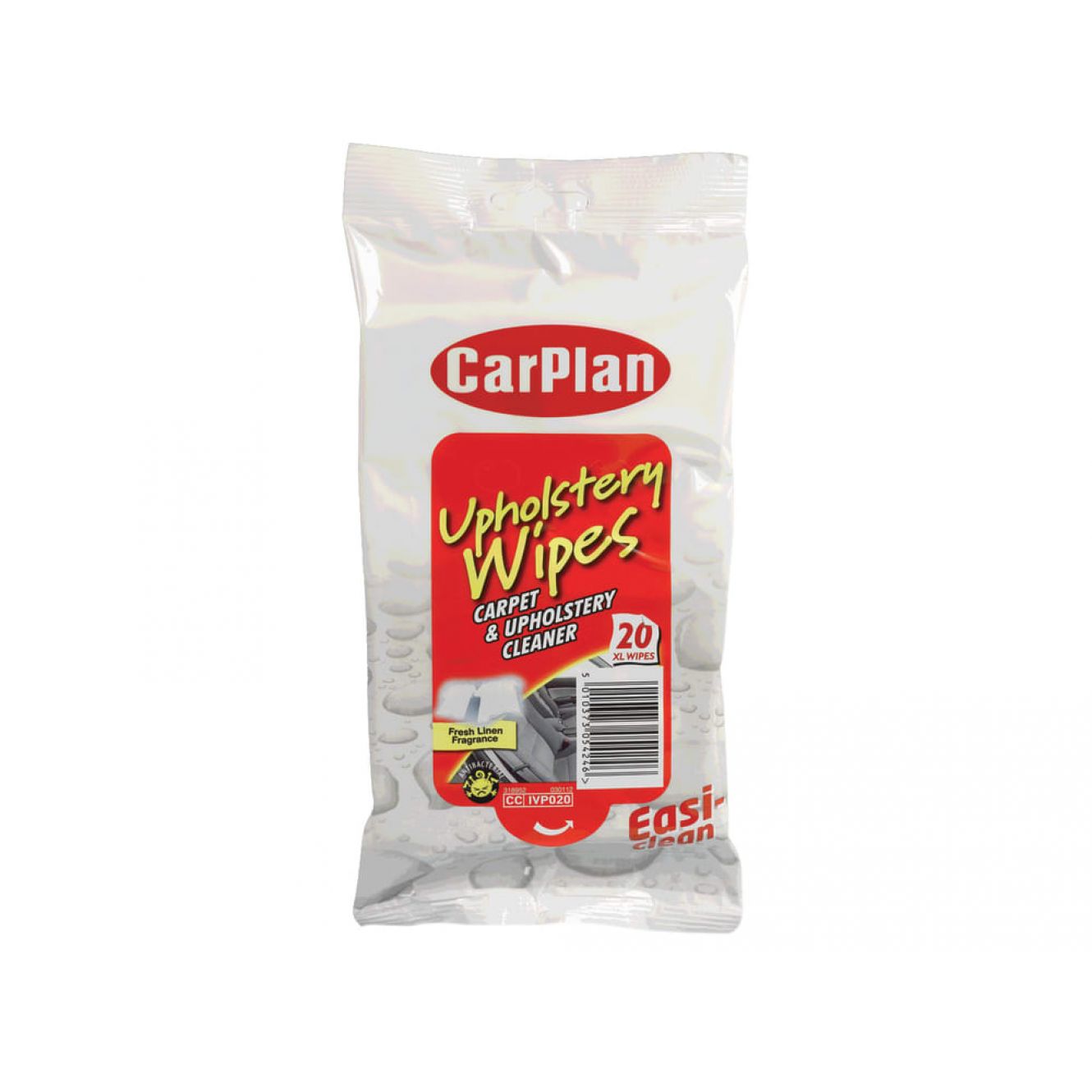 Upholstery Wipes (Pouch of 20) C/PIVP020