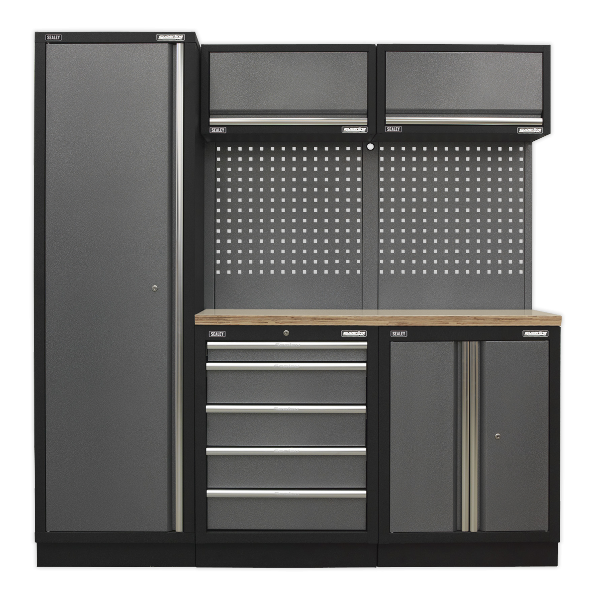 Superline PRO® Storage System - Wood Worktop APMSSTACK02W