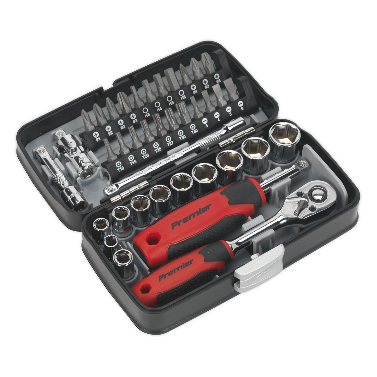 Socket & Bit Set 38pc 1/4"Sq Drive AK8945