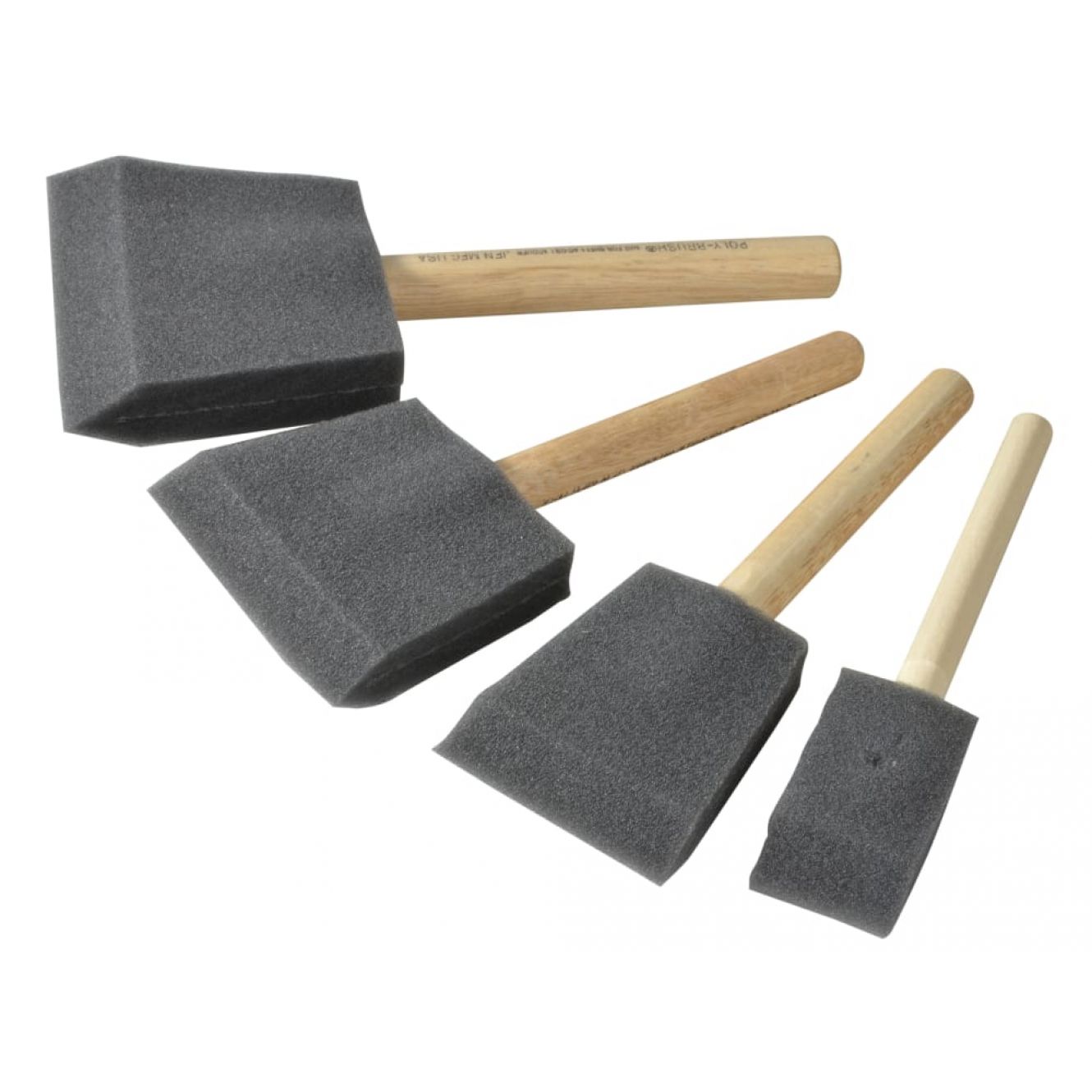 Foam Brush Set, 4 Piece RUSFBSET