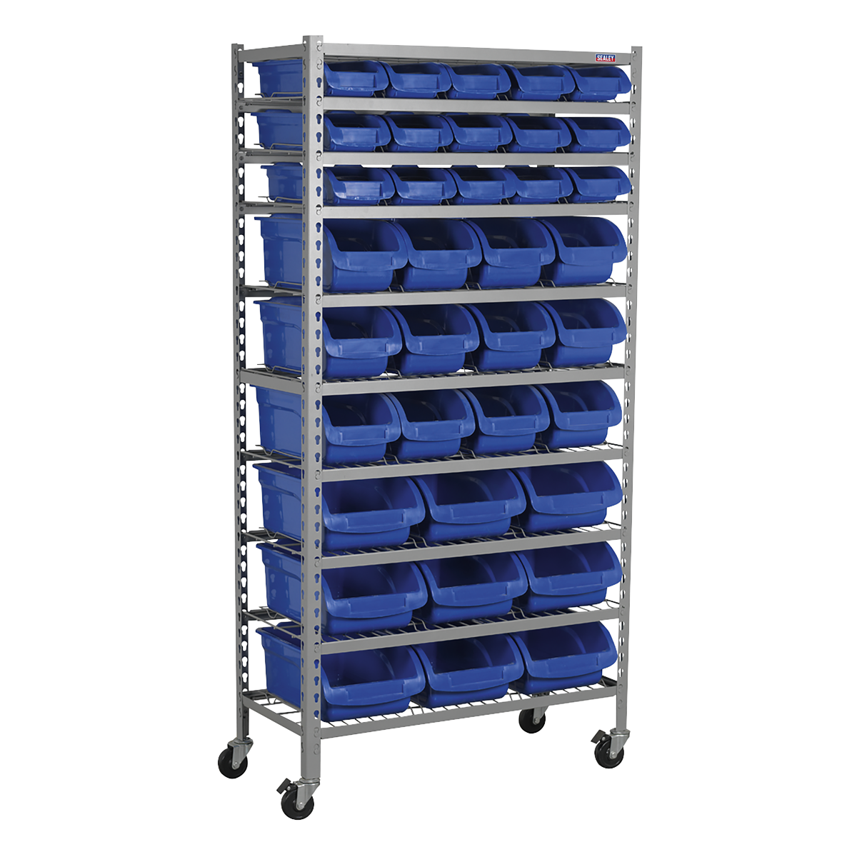 Mobile Bin Storage System 36 Bins TPS36
