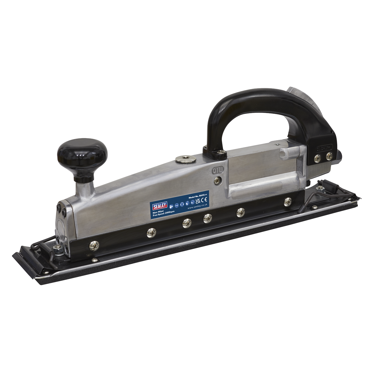 Air Long Bed Sander 400 x 70mm Twin Piston In-line SA32