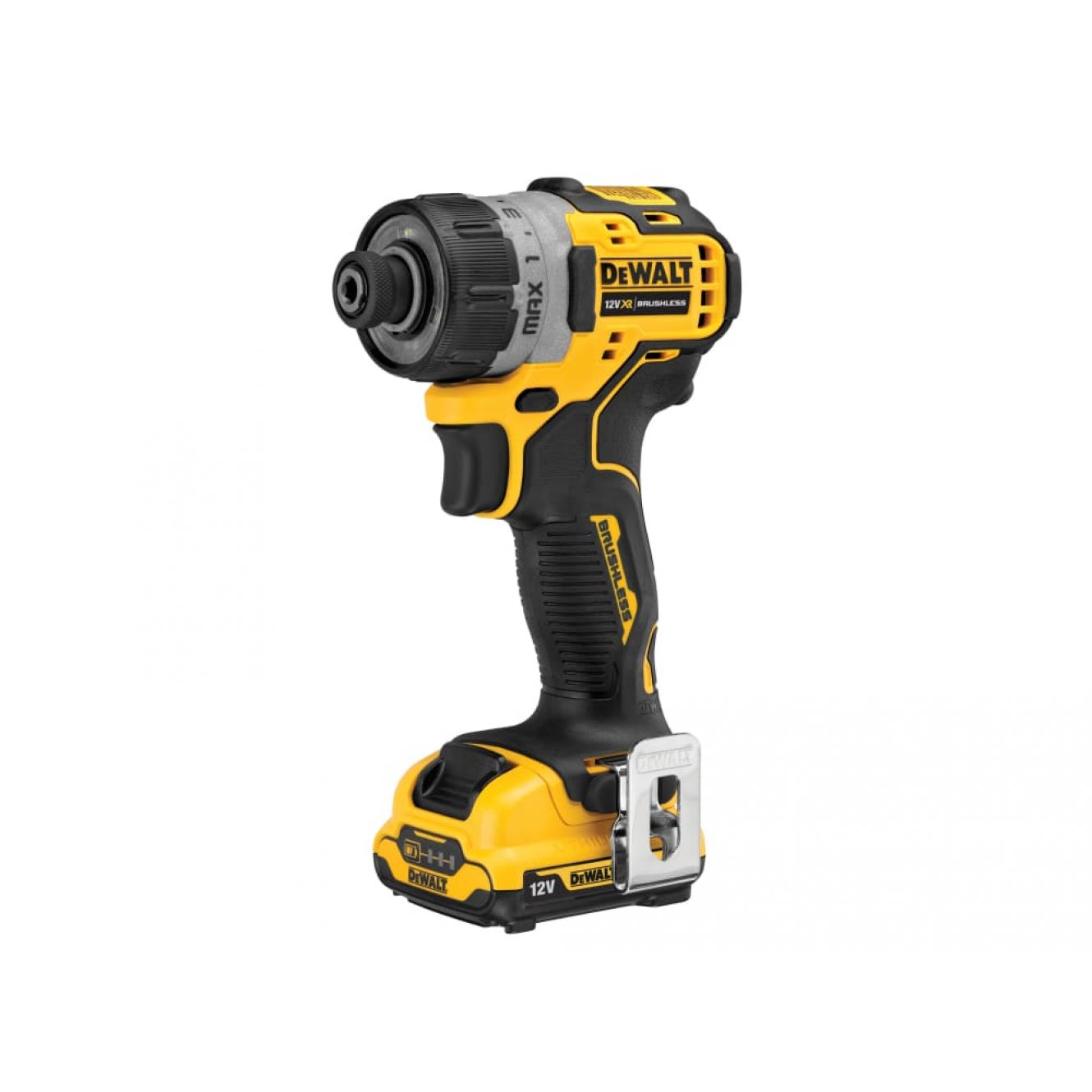 DCF601D2 XR Brushless Sub-Compact Screwdriver 12V 2 x 2.0Ah Li-ion DEWDCF601D2