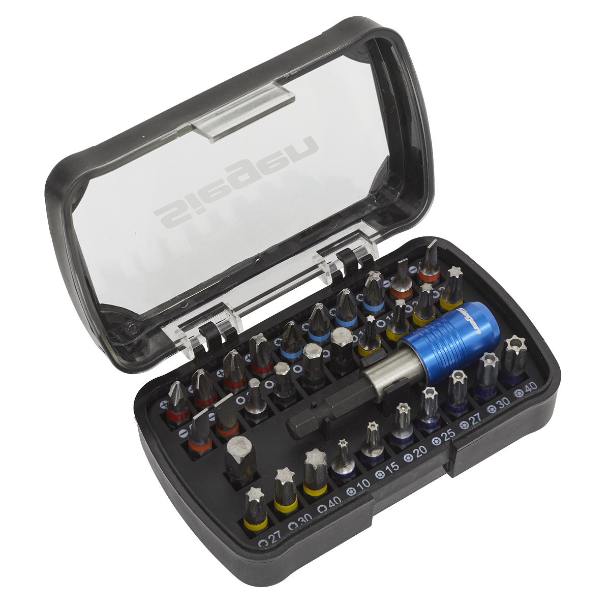Power Tool Bit Set 32pc Colour-Coded S2 S01035