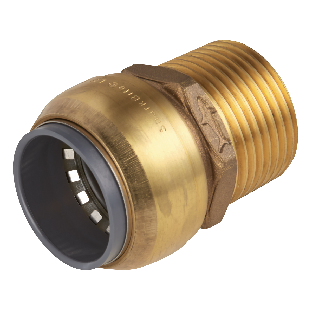 Straight Adaptor 15mm x 1/2"BSPT Brass SBA15BSA