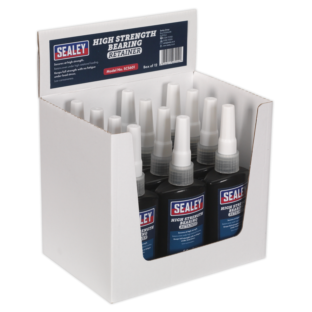 Bearing Fit Retainer High Strength 50ml Pack of 12 SCS601