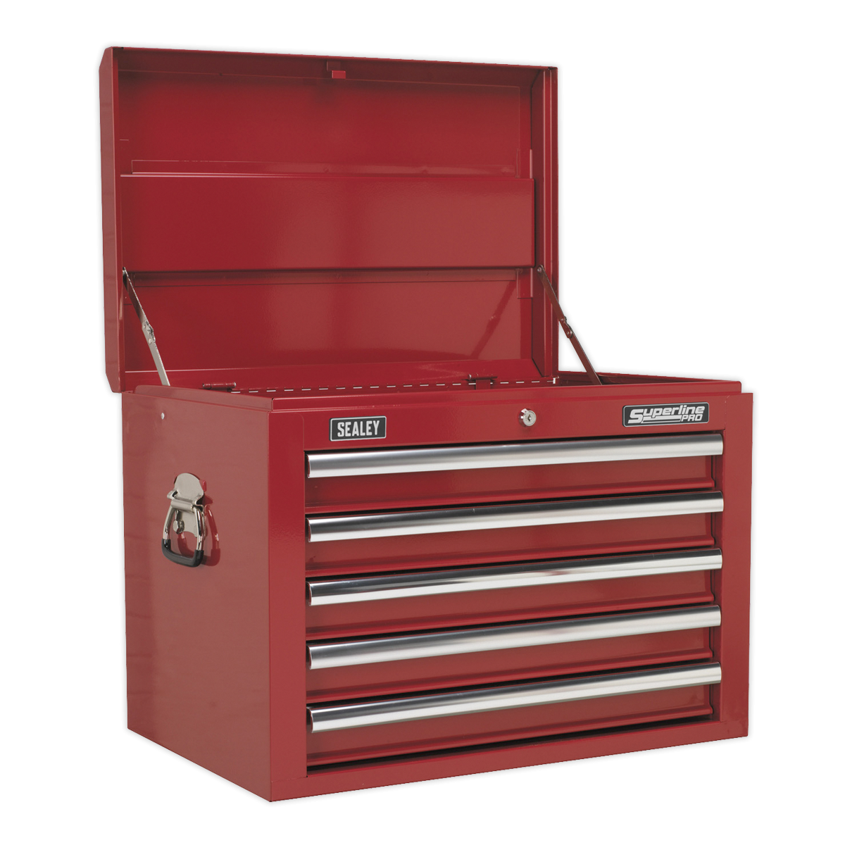 Topchest 5 Drawer with Ball-Bearing Slides - Red AP26059T