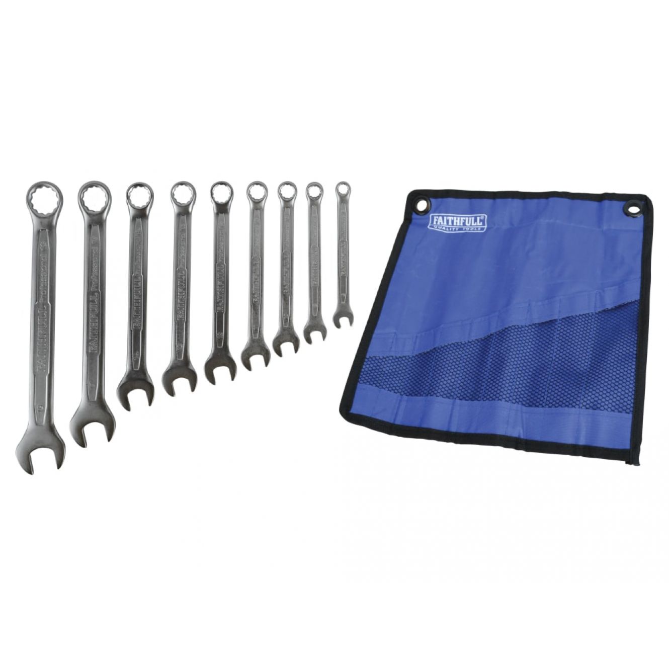 Combination Spanner Set, Chrome Vanadium