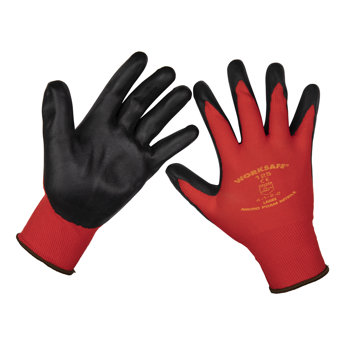Flexi Grip Nitrile Palm Gloves (Large) - Pack of 120 Pairs 9125L/B120