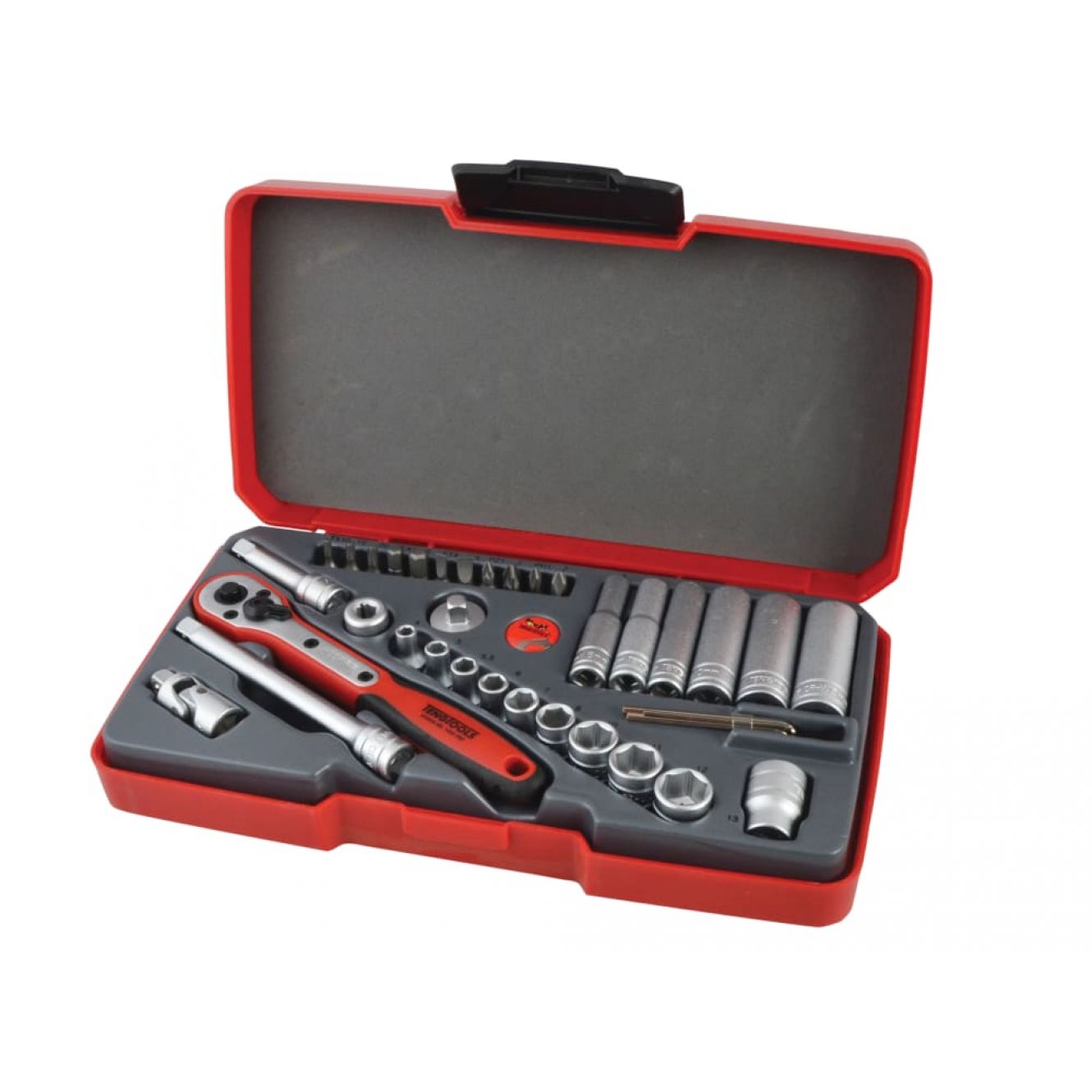T1436 Socket Set of 36 Metric 1/4in Drive TENT1436