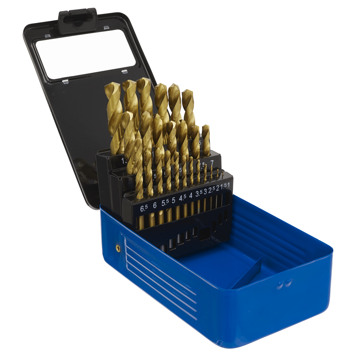 HSS Fully Ground Drill Bit Set 25pc DIN 338 Metric AK4725