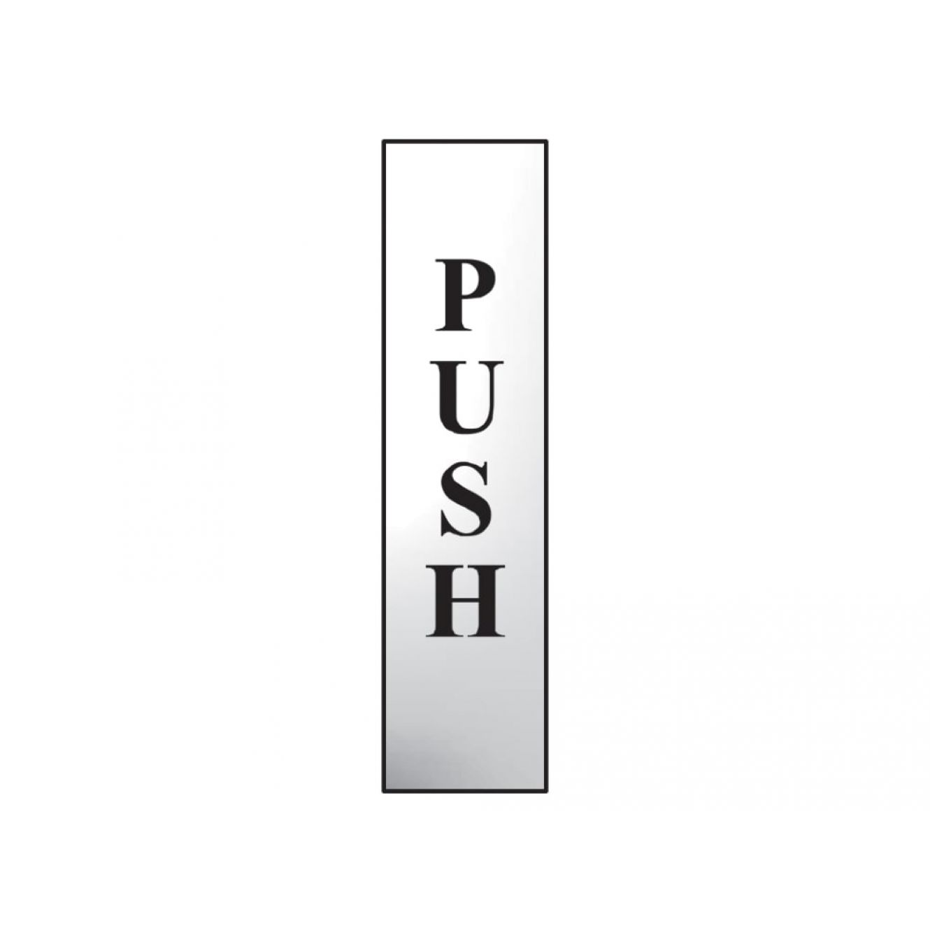 Sign: Push (Vertical)