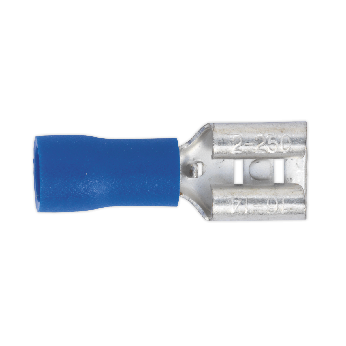 Push-On Terminal 6.3mm Female Blue Pack of 100 BT20