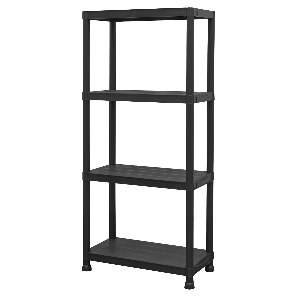 Plastic Racking Unit with 4 Shelves 25kg Capacity Per Level APPR4