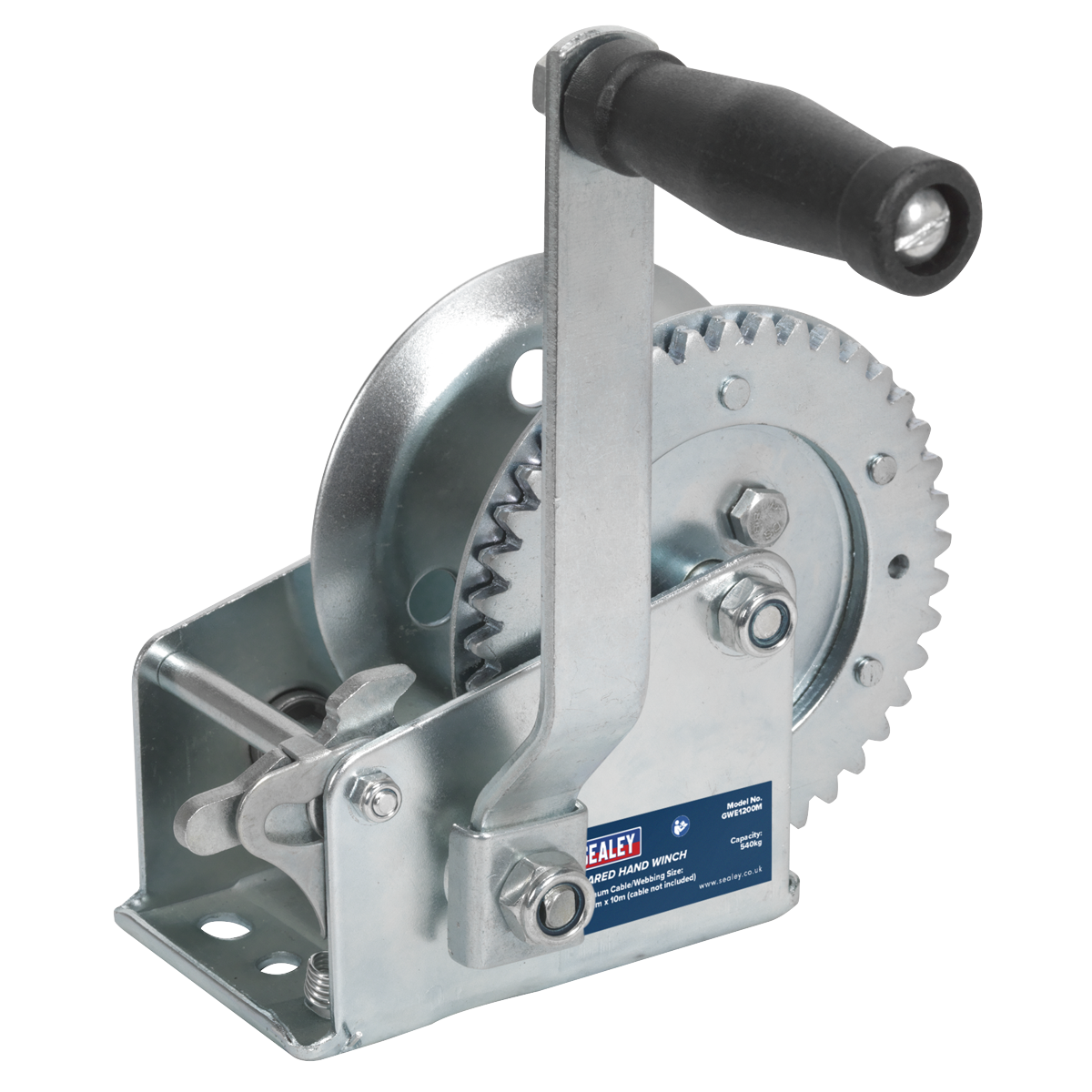 Geared Hand Winch 540kg Capacity GWE1200M