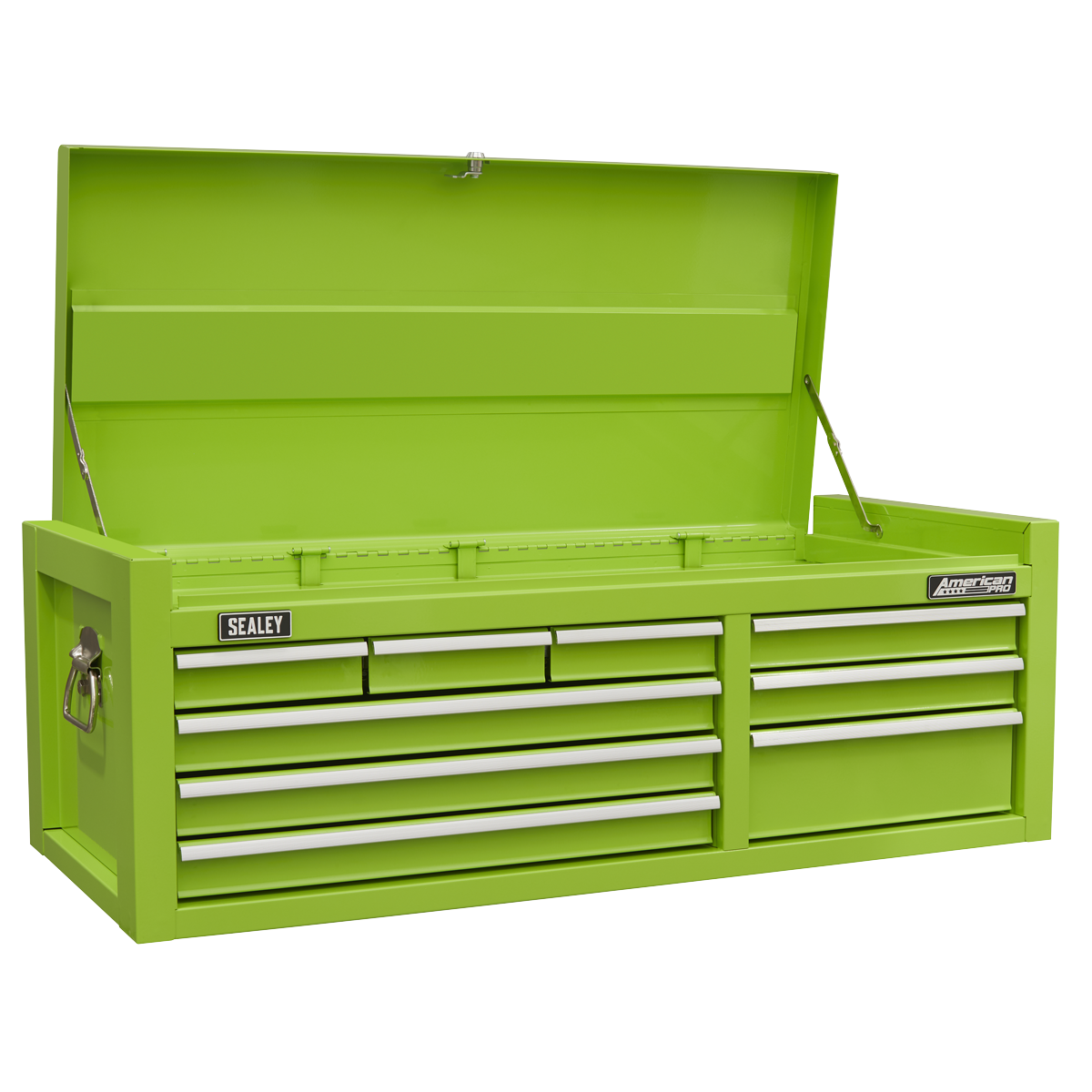 Topchest 9 Drawer with Ball Bearing Slides - Green AP4109HV