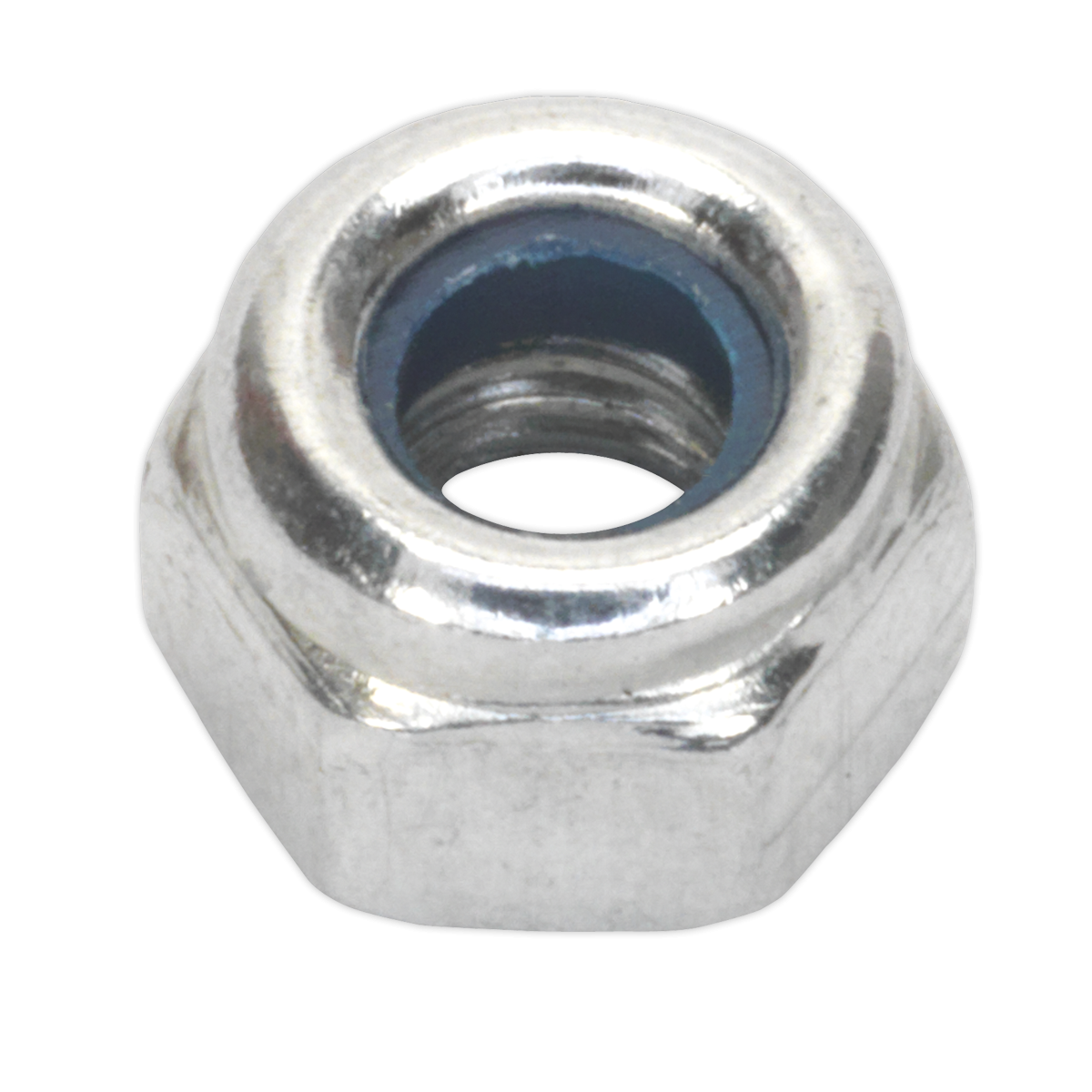 Nylon Locknut M4 Zinc Pack of 100 NLN4