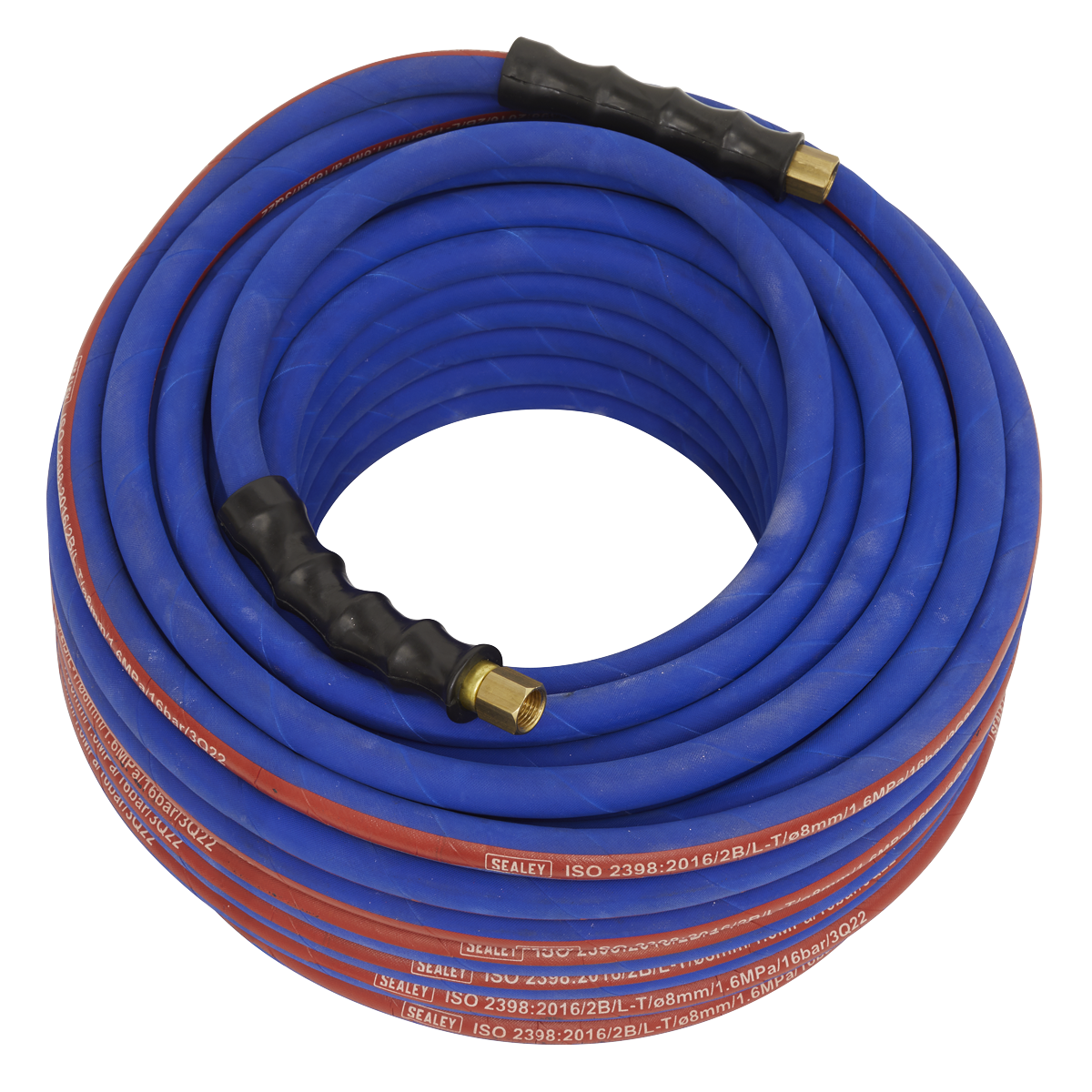 Air Hose 30m x Ø8mm with 1/4"BSP Unions Extra Heavy-Duty AH30R