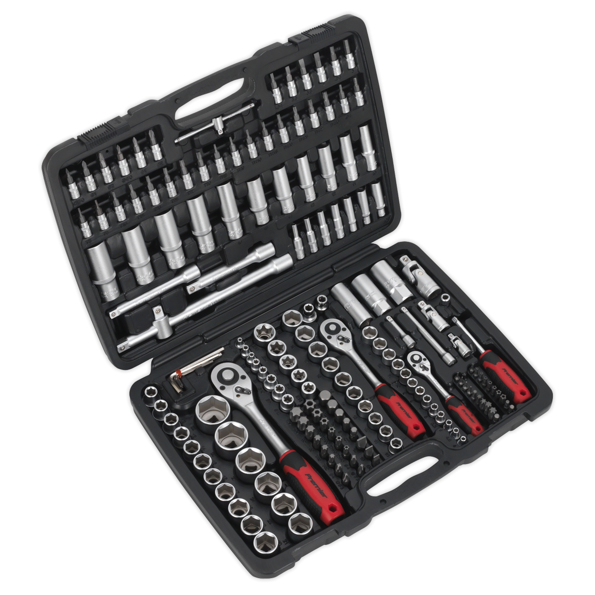 Socket Set 172pc 1/4", 3/8" & 1/2"Sq Drive 6pt WallDrive® Metric AK7955EU