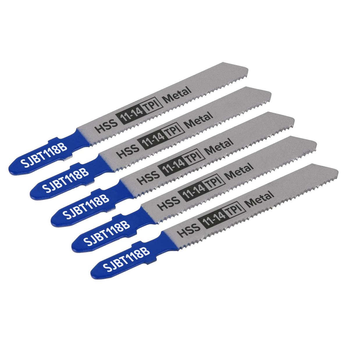 Jigsaw Blade Metal 92mm 11-14tpi - Pack of 5 SJBT118B