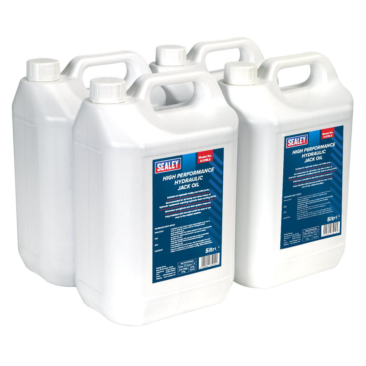 Hydraulic Jack Oil 5L - Pack of 4 HJO/5L