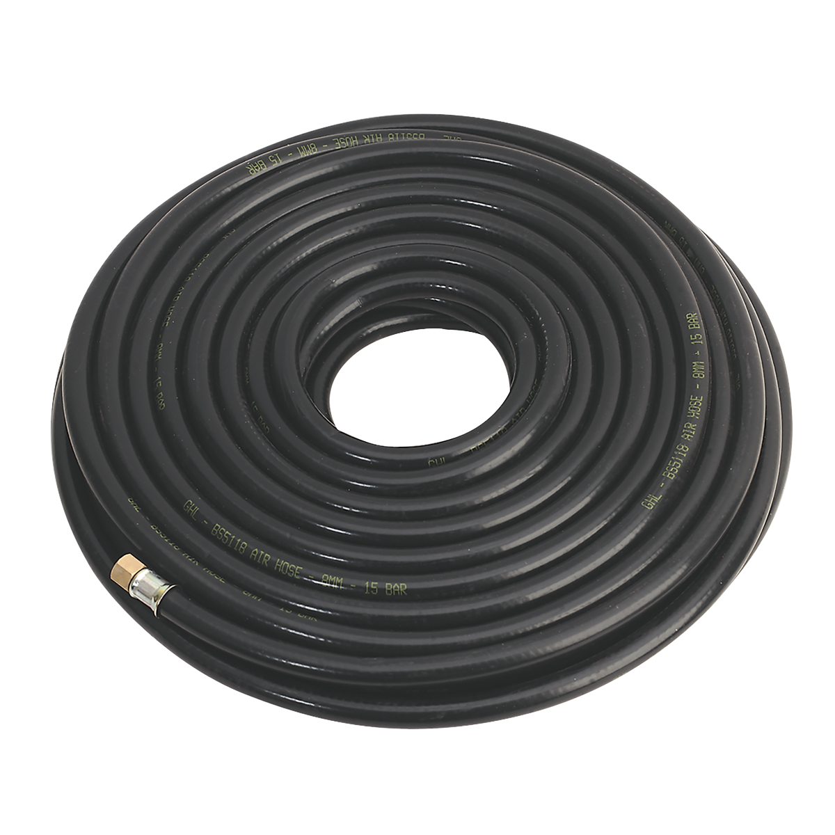 Air Hose 20m x Ø8mm with 1/4"BSP Unions Heavy-Duty AH20RX