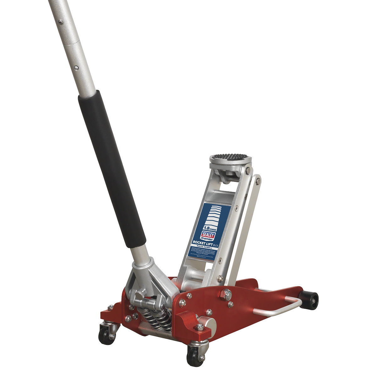 Trolley Jack 1.8 Tonne Low Profile Aluminium Rocket Lift RJA1800