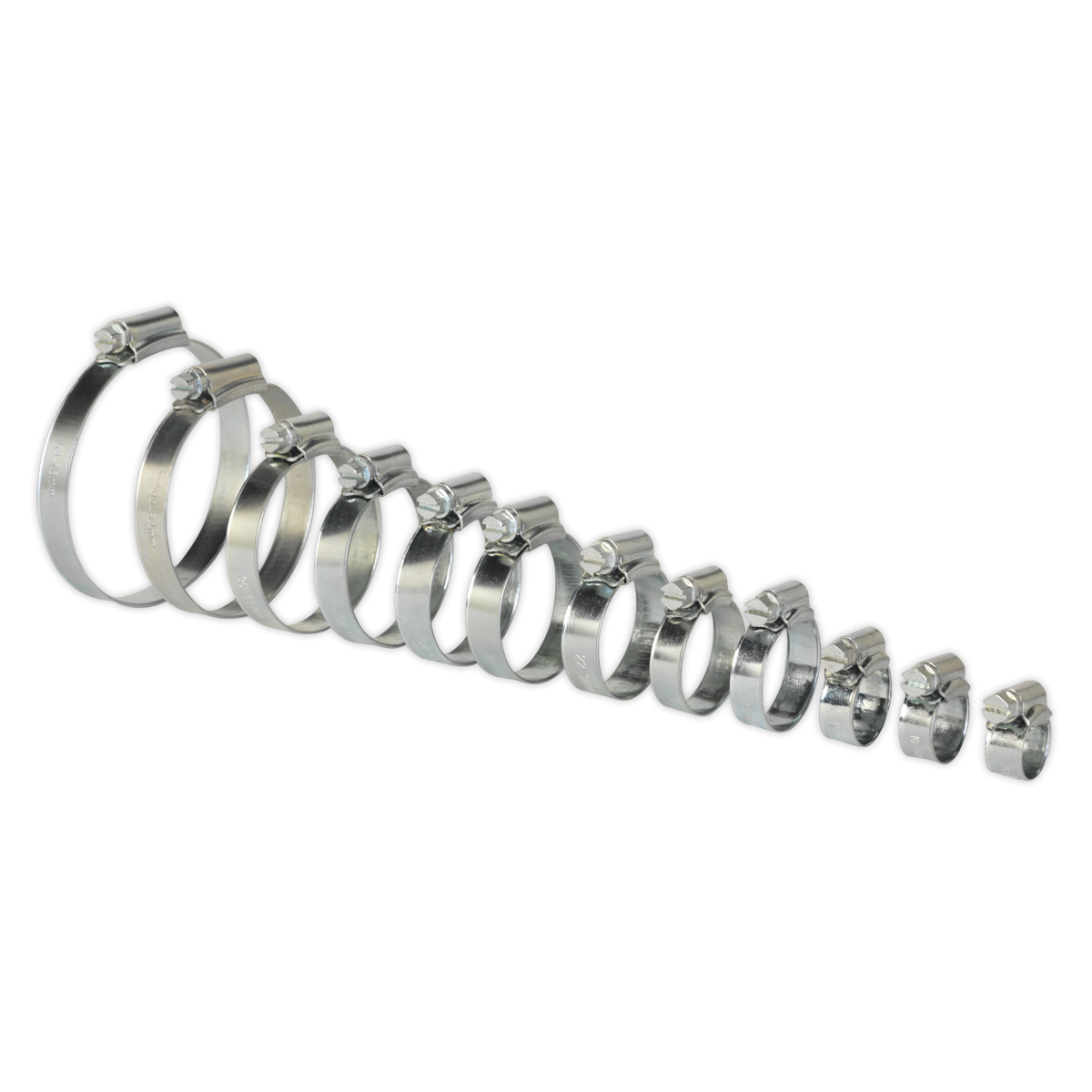 Hose Clip Assortment 85pc Ø8-57mm Zinc Plated SHCS3