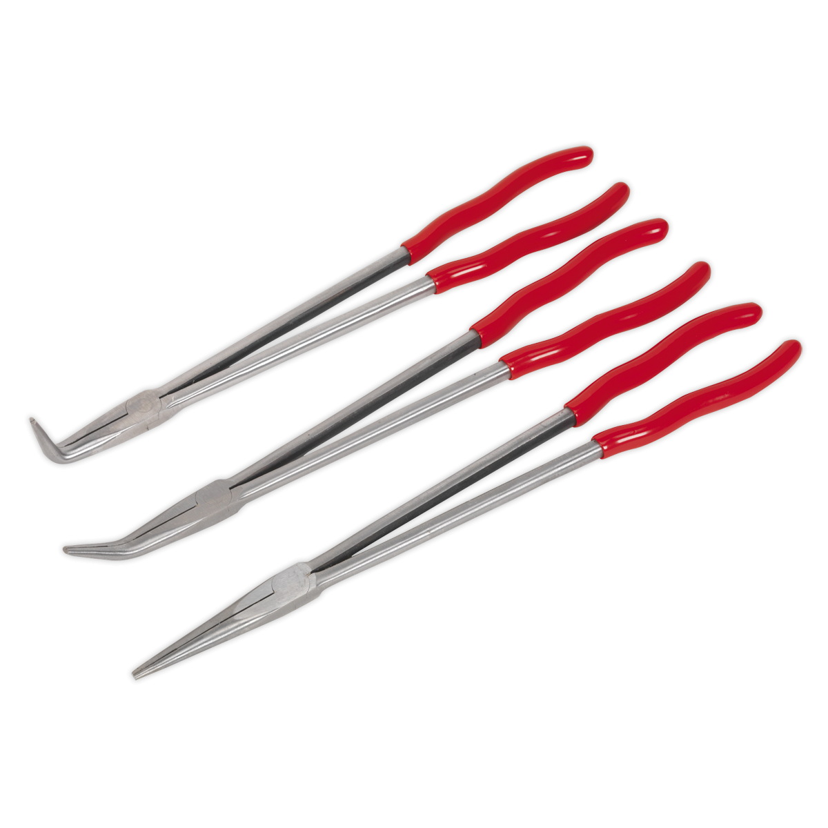 Needle Nose Pliers Set 3pc Extra-Long 400mm AK8576