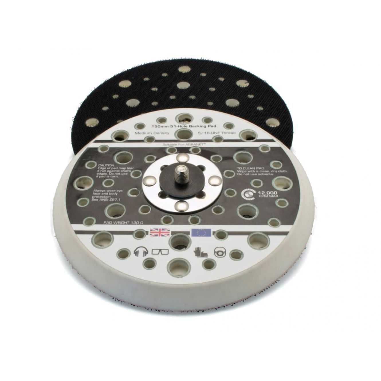 Dual Action Sander Pad 150mm GRIP® 5/16 UNF FLE17096