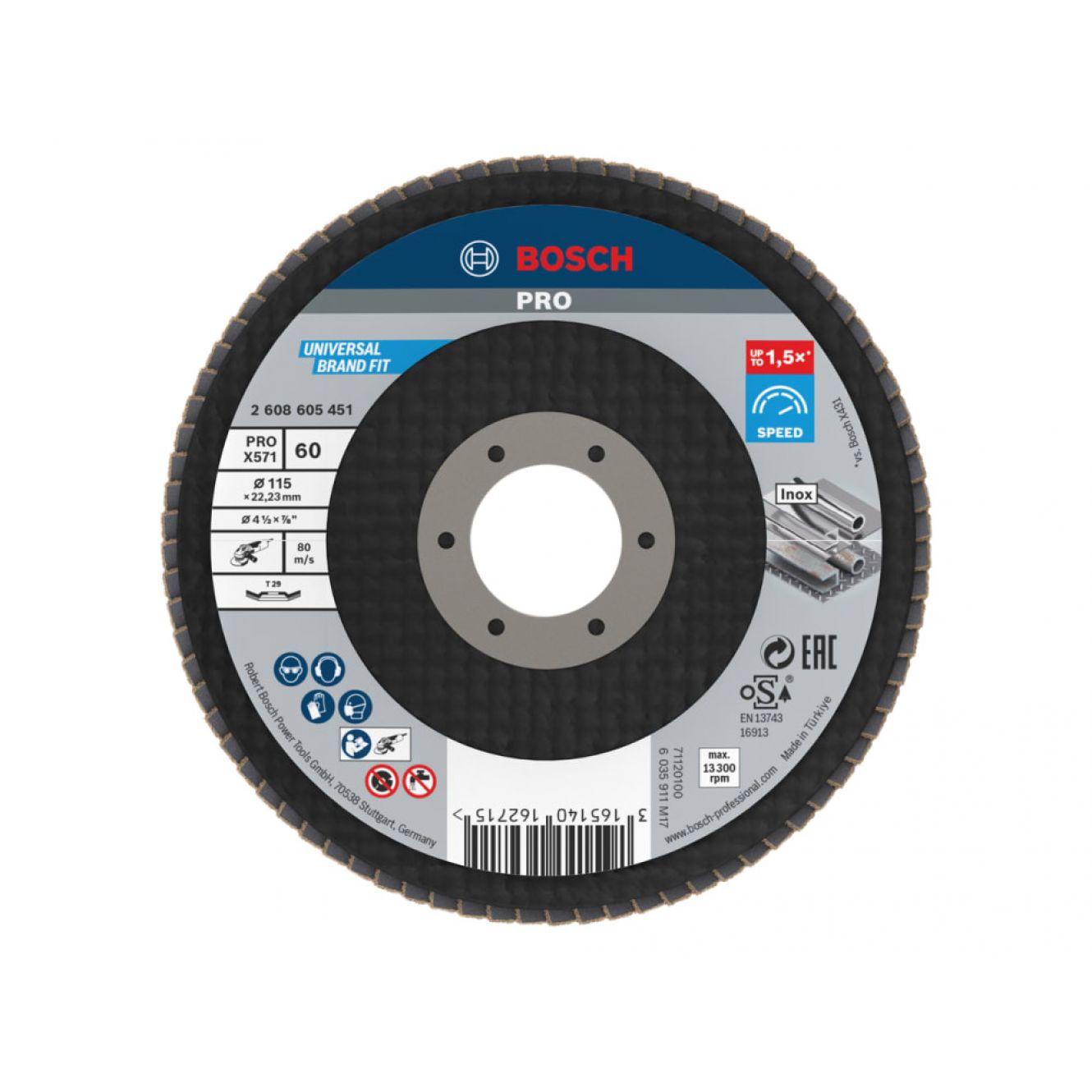 PRO X571 Flap Disc, Angled