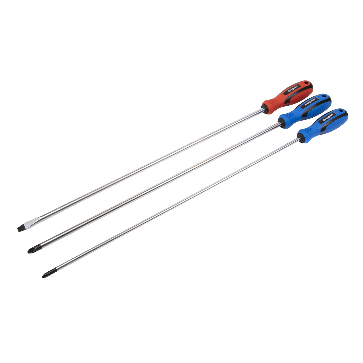 Screwdriver Set 3pc Extra-Long S0895