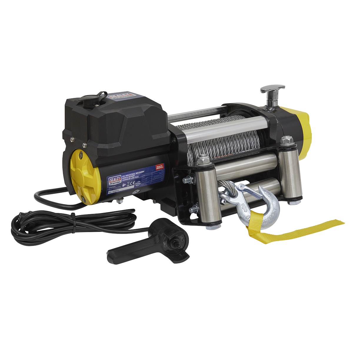 Recovery Winch 5675kg (12500lb) Line Pull 12V Industrial RW5675