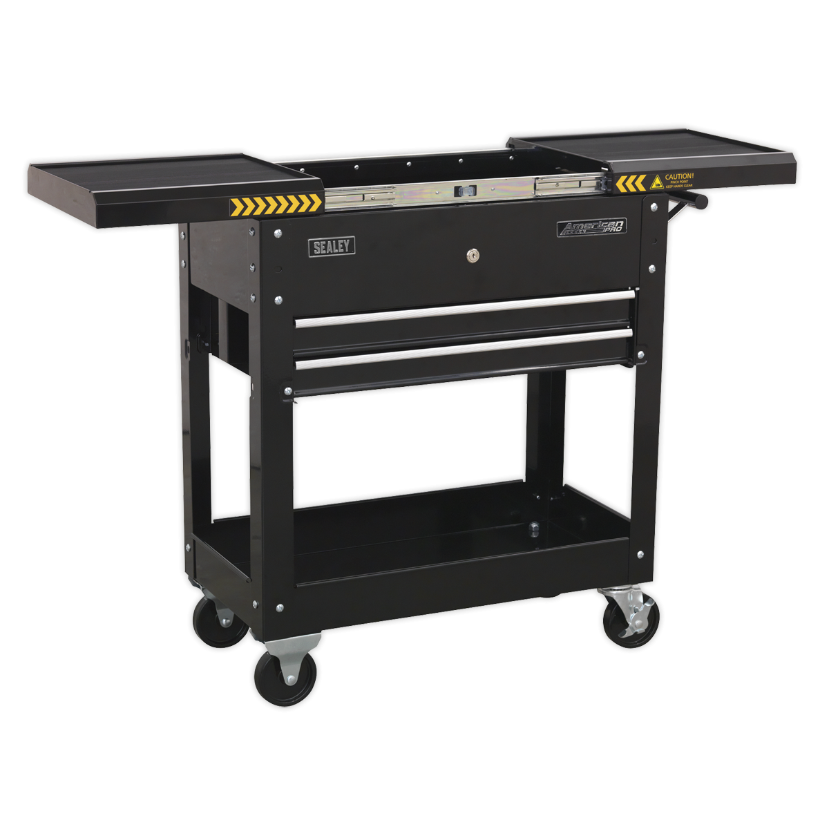 Mobile Tool & Parts Trolley - Black AP705MB