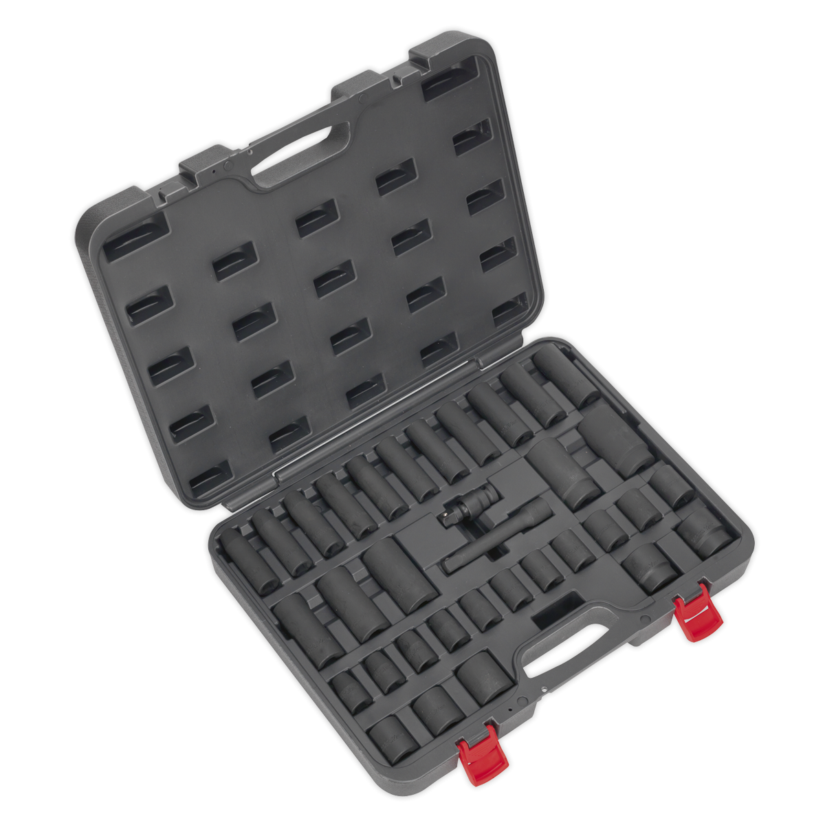 Impact Socket Set 34pc 1/2"Sq Drive Metric AK5634M