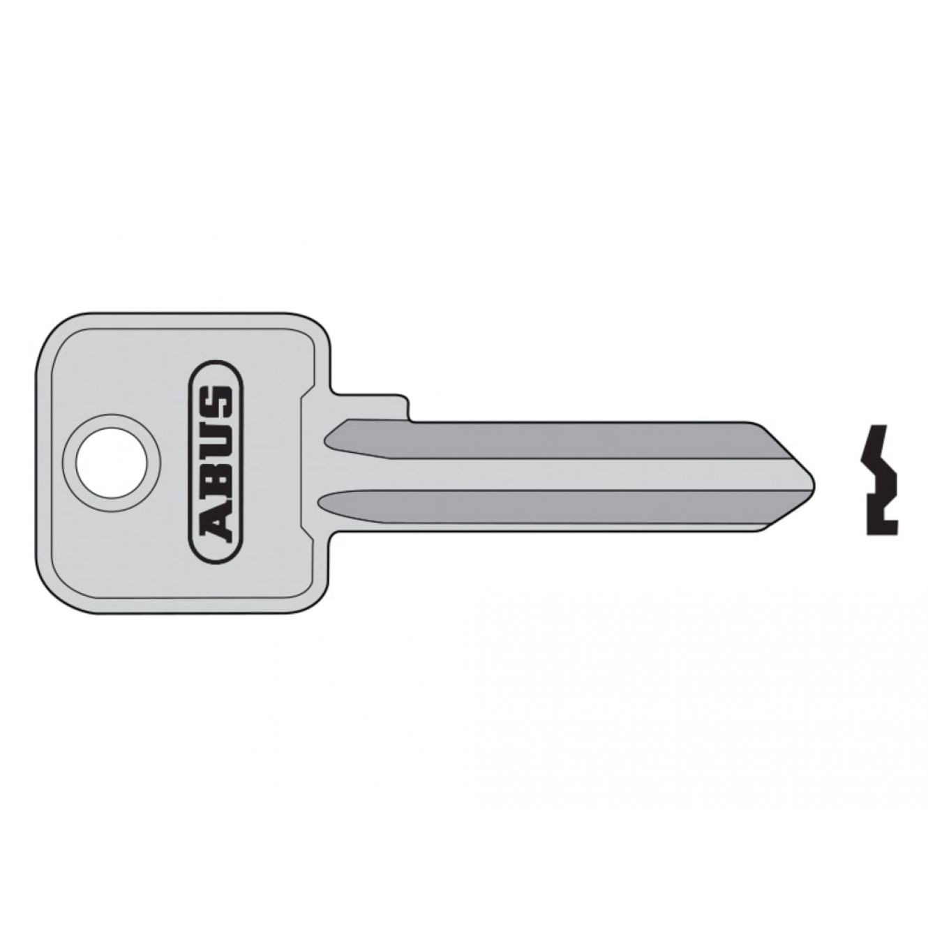 90RK/50 Key Blank (6 Pin) ABUKB55298