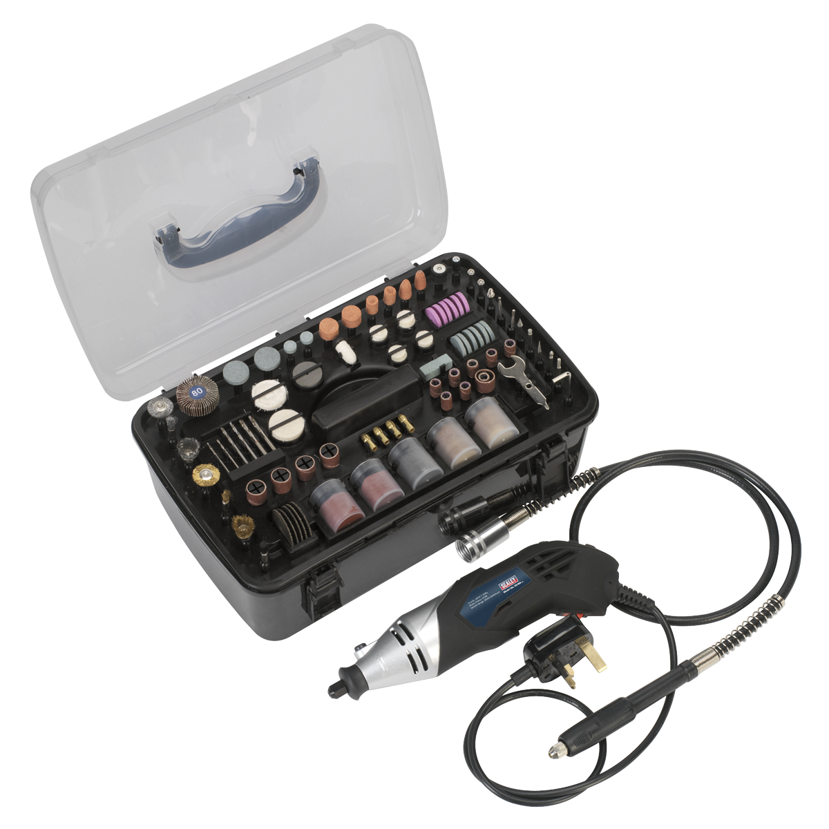 Multipurpose Rotary Tool & Engraver Kit 219pc 230V E5188