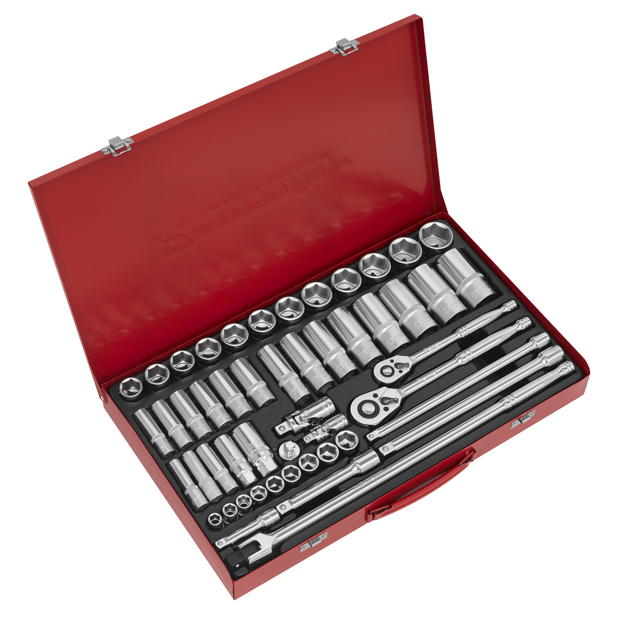 Socket Set 50pc 3/8" & 1/2"Sq Drive 6pt WallDrive® - Metric AK6942