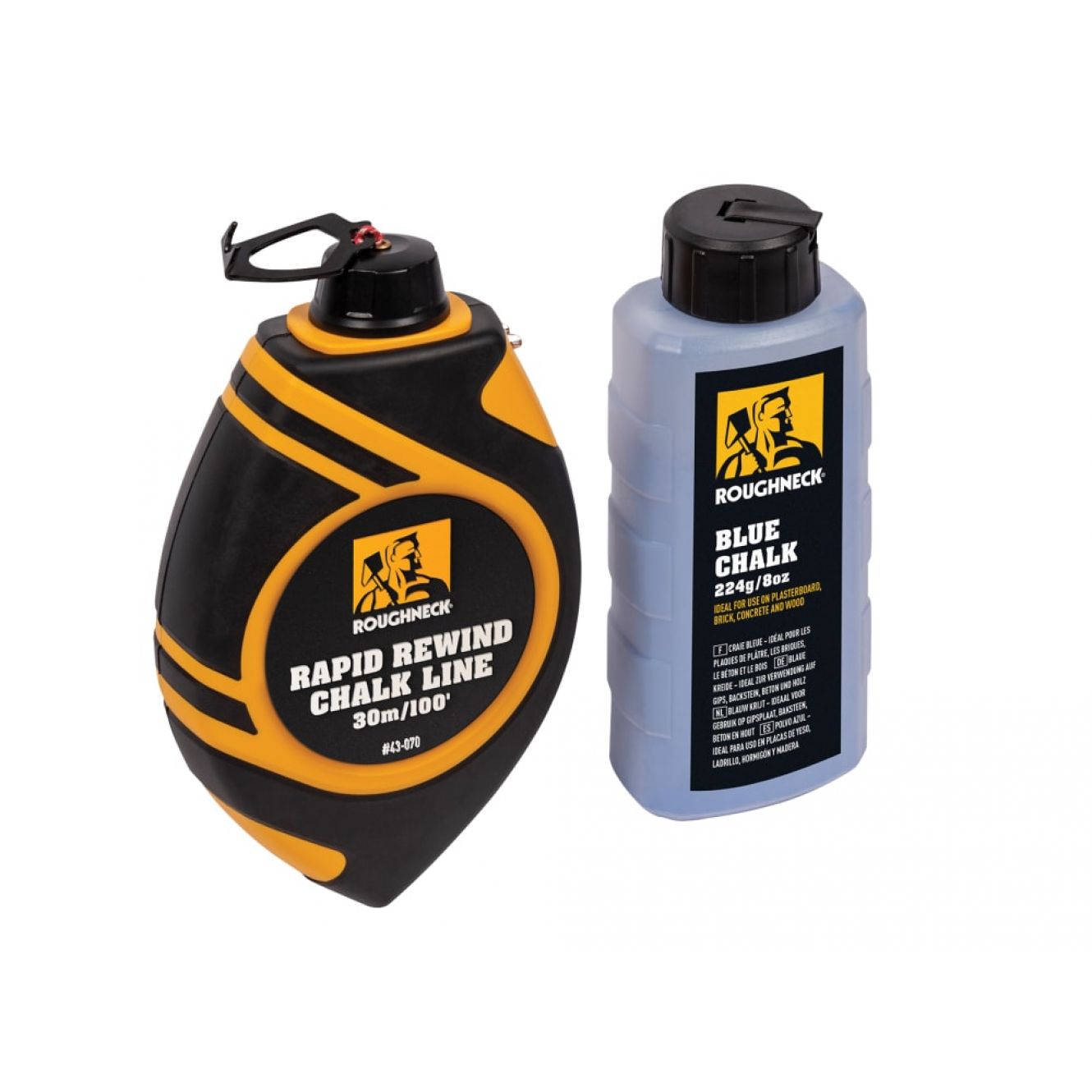 Rapid Rewind Chalk Line Reel Set 30m ROU43070