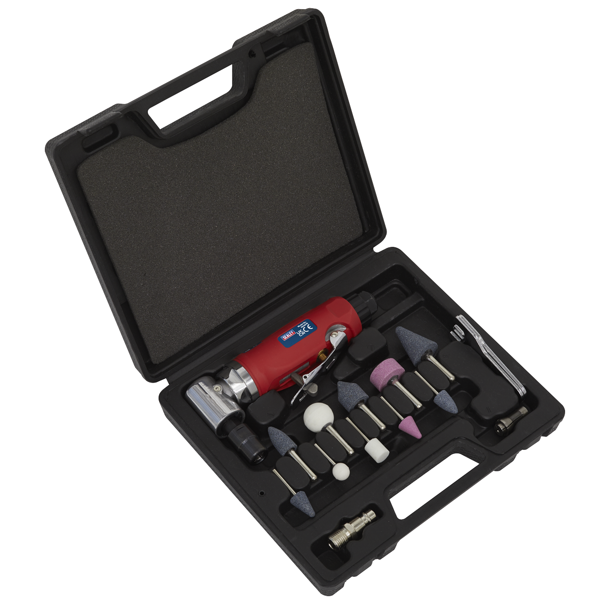 Air Die Grinder 90° Angle Kit 15pc GSA675