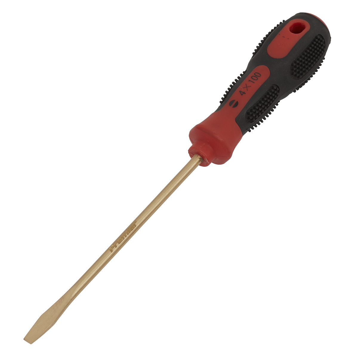 Screwdriver Slotted 4 x 100mm - Non-Sparking NS093