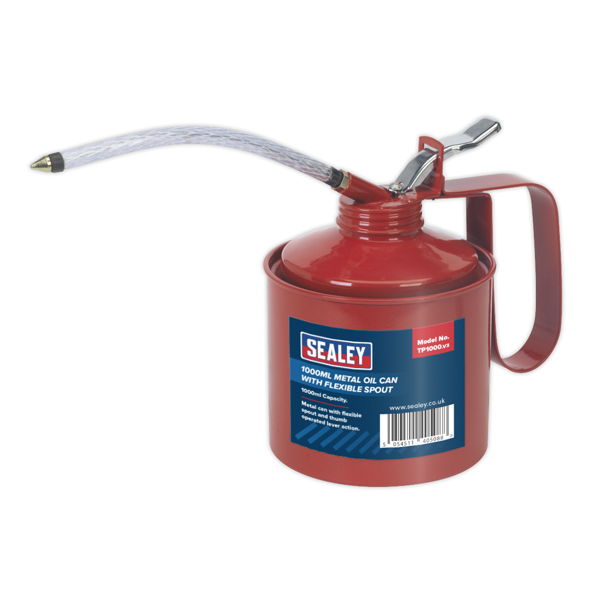 Metal Oil Can Flexible Spout 1000ml TP1000