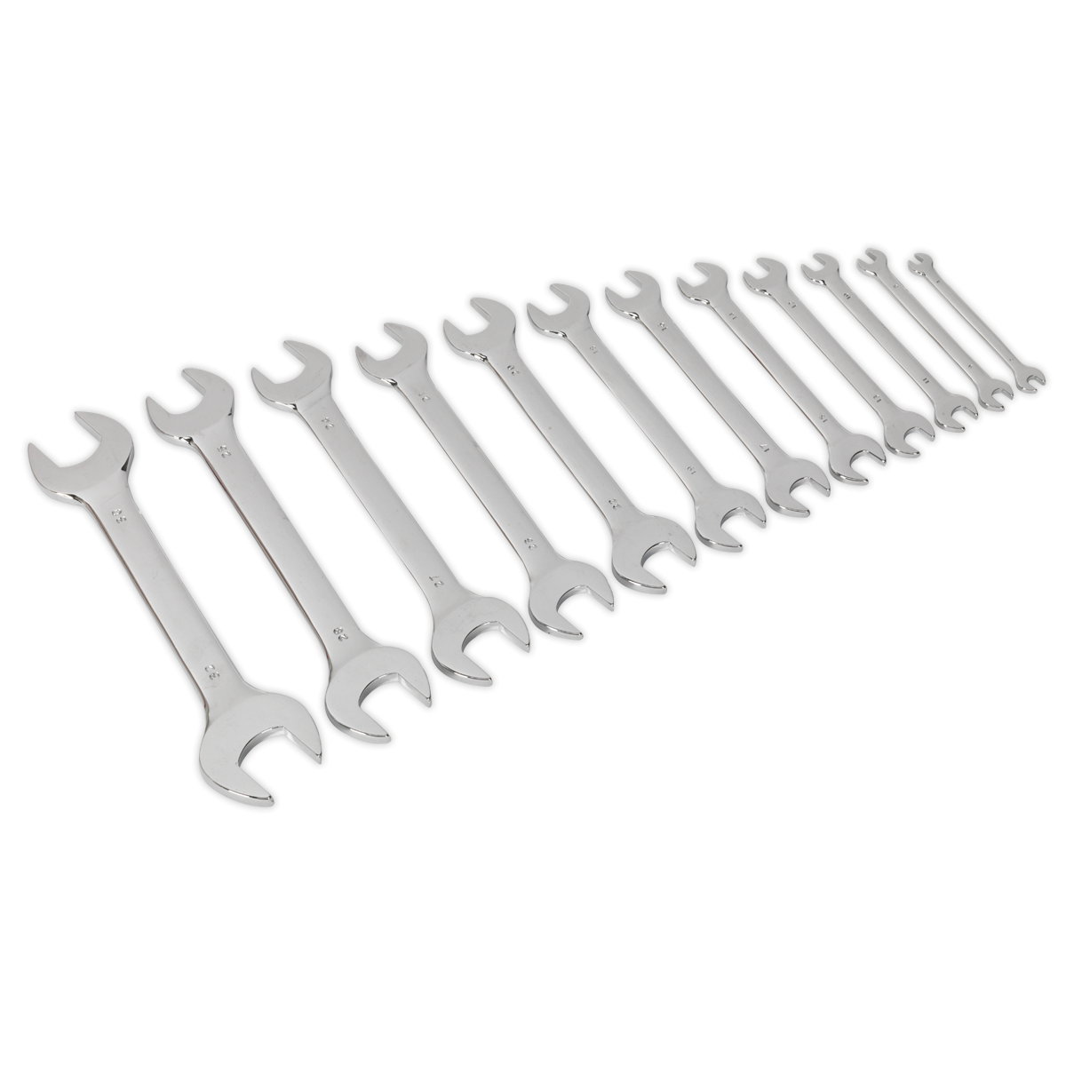 Double Open-End Spanner Set 12pc Metric S0849