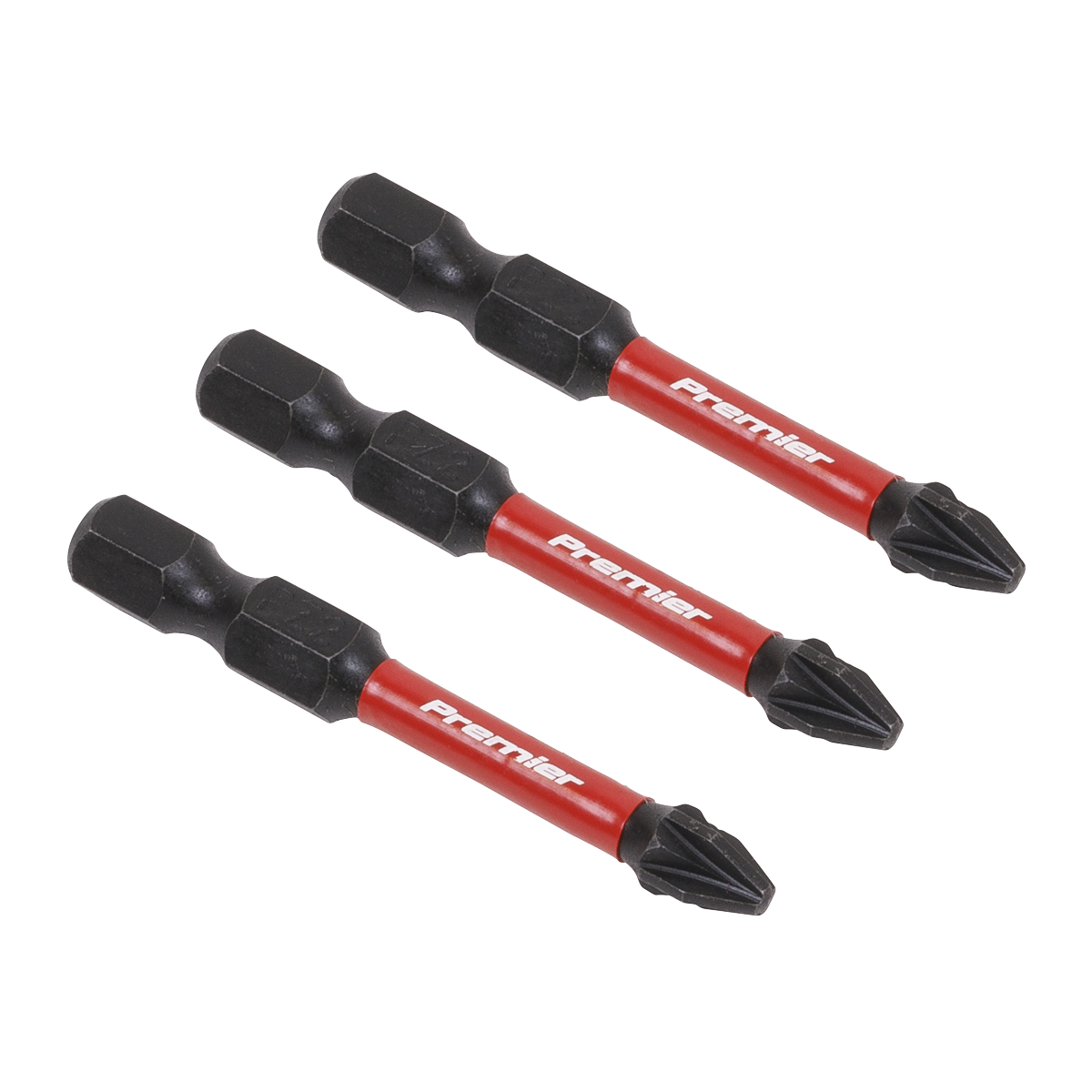 Pozi #2 Impact Power Tool Bits 50mm - 3pc AK8233