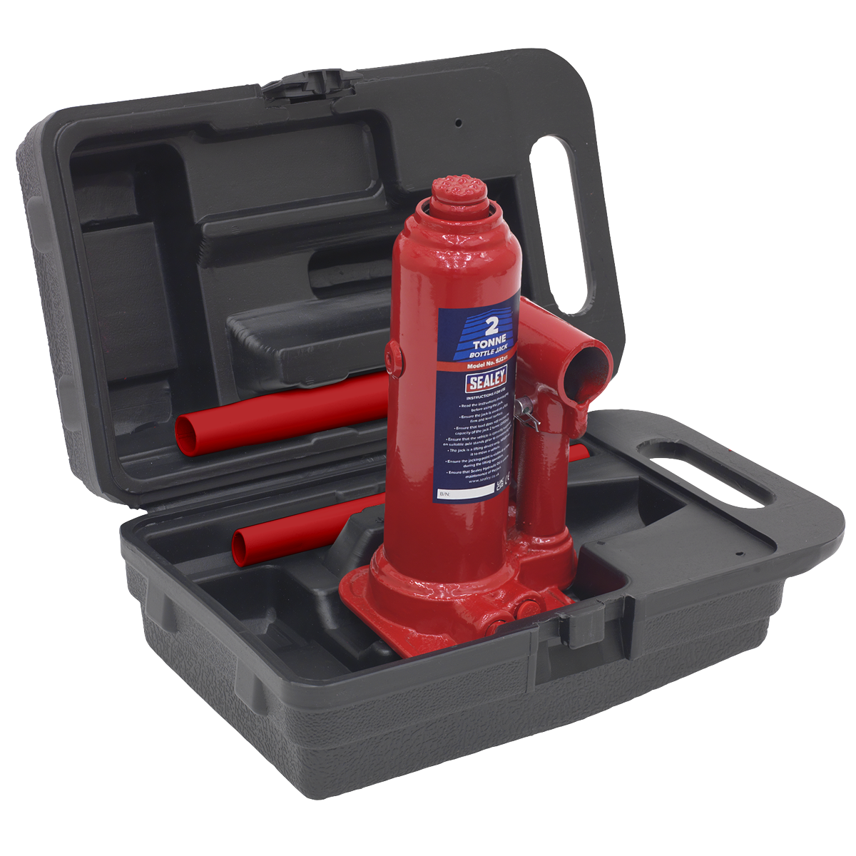 Bottle Jack 2 Tonne with Storage Case SJ2BMC