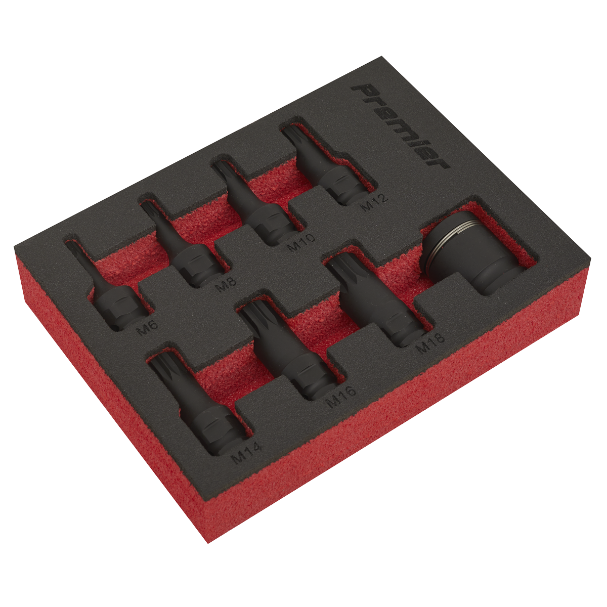 Impact Spline Socket Bit Set 8pc 3/8"Sq Drive AK5622